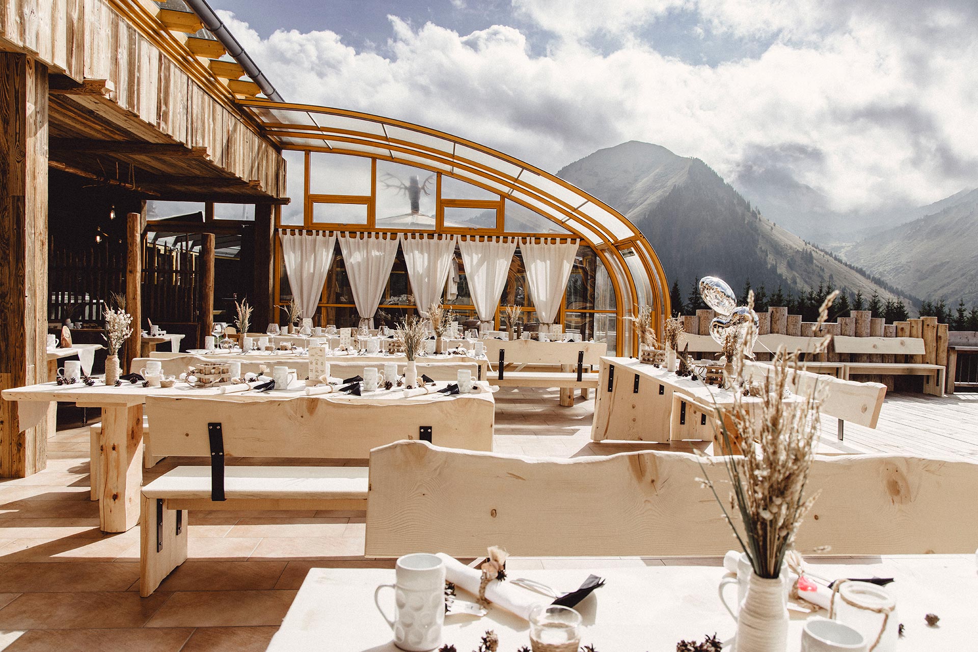 Das View - Hochzeitslocation - Eventalm - Berwang Zugspitz Arena Tirol